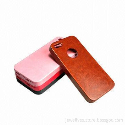 Leather and TPU Mobile Phone Case for iPhone 5
